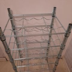 Silver Wine Rack (BRAND NEW)