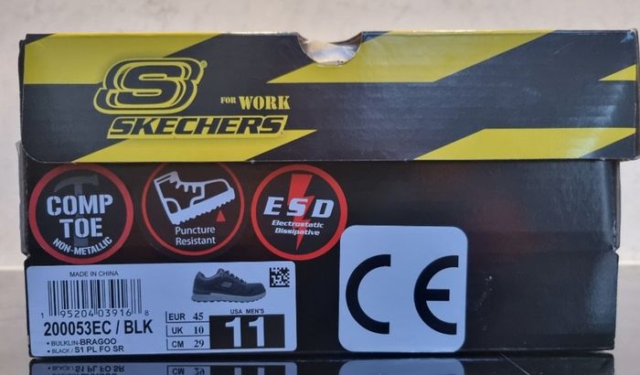 Skechers workwear shoes men UK 10 NEW
