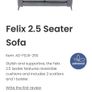 2.5 seater couch Image 4