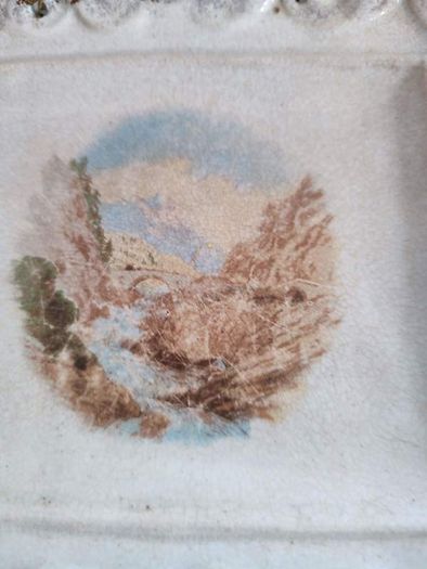 Antique Vintage Wall Bone China Plate