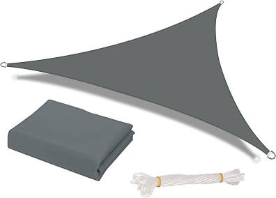 Sun Shade Sail Waterproof Outdoor Garden Patio Party Sunscreen Awning 2x2x2m Triangle Canopy 98% UV Block with Free Rope MULTIPLE COLOURS/SIZES AVAILABLE
