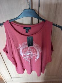 Ladies Newlook Cold Shoulder Top