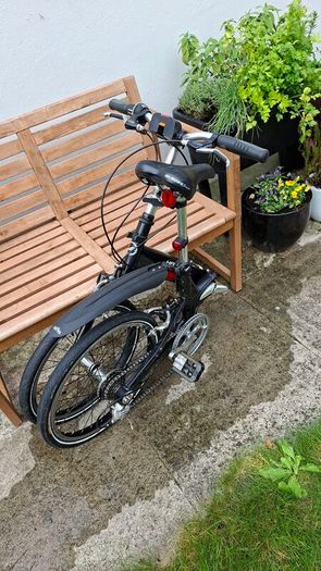 Giant foldable bike.