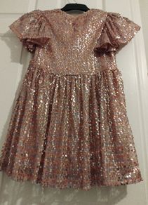 Pink Glitter dress size 8-9