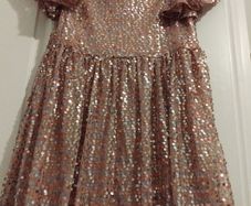 Pink Glitter dress size 8-9