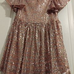 Pink Glitter dress size 8-9