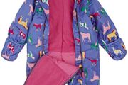joules fleece lined snowsuit