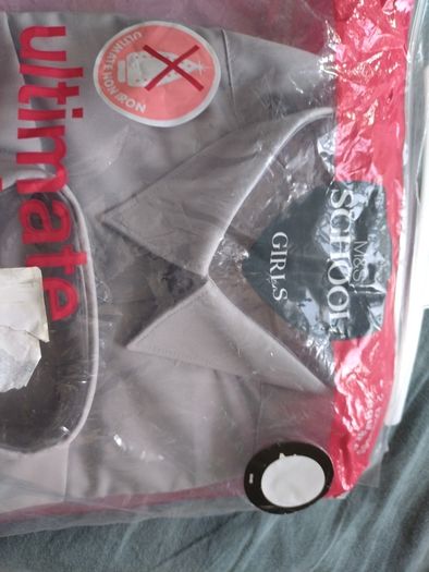 M & S grey blouses, 2 in packet, 8-9 yrs