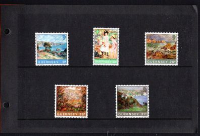 1983 Guernsey Centenary of Renoirs Visit Commemorative Stamps Presentation Pack