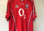 Cork Jersey.  All Ireland Hurling Champions 2004 And 2005. Official Oneills Mens Home Jersey. Original From The Time. Not A Modern Day Remake.