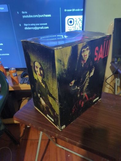 neca 12inch 2004 billy the puppet (saw) figure rare unopened