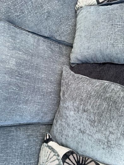 Dfs grey corner  sofa
