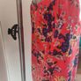Colours of the world red floral top size UK16 EU44 Postage included Image 5