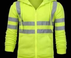 Hi-Vis Zipped Jumper Hoodie