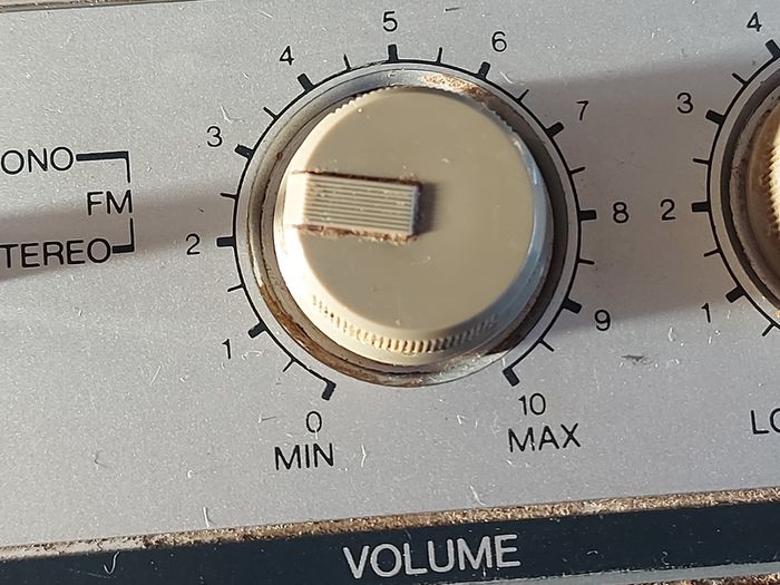 Vintage SHARP Stereo Radio Cassette Recorder, Model GF-4343E(S), Radio works great, Tape Deck does not play tapes. Excellent Volume