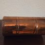 Antique Copper Hot Water Bottle Brass Screw Cap Image 3