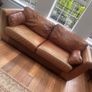 italian leather brown Image 3