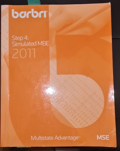 New York State Bar Barbri exam books