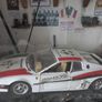Italia 90 Ferrari model car in garage display case Unique Christmas Gift Image 2