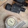 old vintage classic retro brass crystal ornaments Image 10