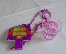 Ladies 21st Birthday Shot Glass for Sale