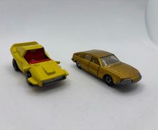 Vintage Matchbox Super  Fast BMC Pinifarina and woosh n push