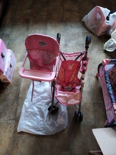 Baby Born Pushchair & Highchair