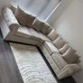 Olympia Plush Velvet Fabric Sofa Image 8