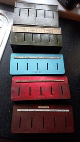 Vintage mid century Thrift savings boxes