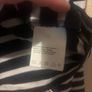 COS Navy and Cream Stripe Long Sleeve Top with Green/brown Trim - Size L Image 5