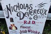 whiskey sign