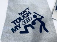 main image for ad Audi T-shirt Don't Touch My Audi Tee Top Great Gift Present Birthday Idea