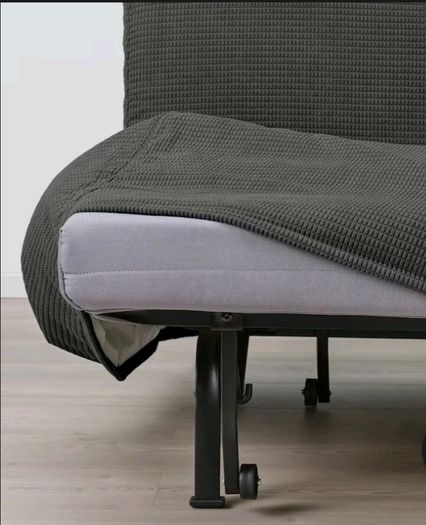 LYCKSELE LOVAS 2 seat sofa bed Vansbro dark grey