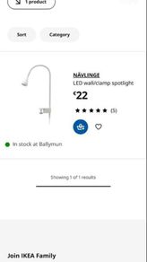 Brand new Ikea Navlinge lamp
