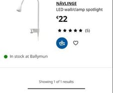 Brand new Ikea Navlinge lamp