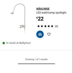 Brand new Ikea Navlinge lamp