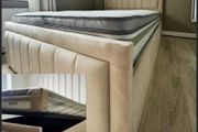 Cream Ottoman Storage Bed,Beds