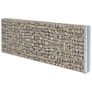 2D Gabion Fence Galvanised Steel 2.008x0.83 m 4 m (Total Length) Silver Image 3