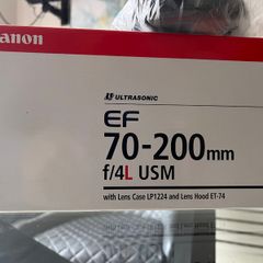 Canon 70-200 F/4L in New Condition