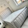 New Classic Upholstered Bed Frame Single, Double & King Size Options Image 5