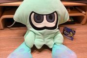 Splatoon 3 Light Blue Squid Plush 40cm SP37 Tagged