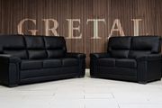 brand new 3+2 leather sofa