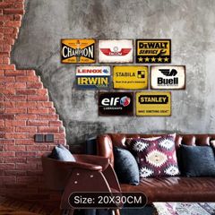 Collection motor themed tin signs free postage