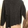 Zara Pearl Detail Charcoal Knit size S Image 2