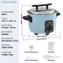Commercial Rice Cooker, 50-Cup Rice Cooker, 10 Liter Large Rice Cooker and Warmer with Nonstick Inner Pot, Fast Cooking and 24-Hour Keep Warm Image 3