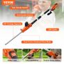 20V Cordless Hedge Trimmer Telescoping Pole Hedge Trimmer 18 inch Blade Image 2