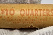 Canada 1968 Silver Quoter Original Bank Roll Sealed 40 Coins 25 Cent
