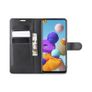 For Samsung Galaxy A21s Wallet Case Cover Flip Book PU Leather Holder Card Slots Black - FHT28SMK1 Image 5