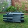 Garden folding metal armchairs Image 2