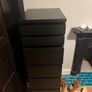 ikea black set of drawers Image 2